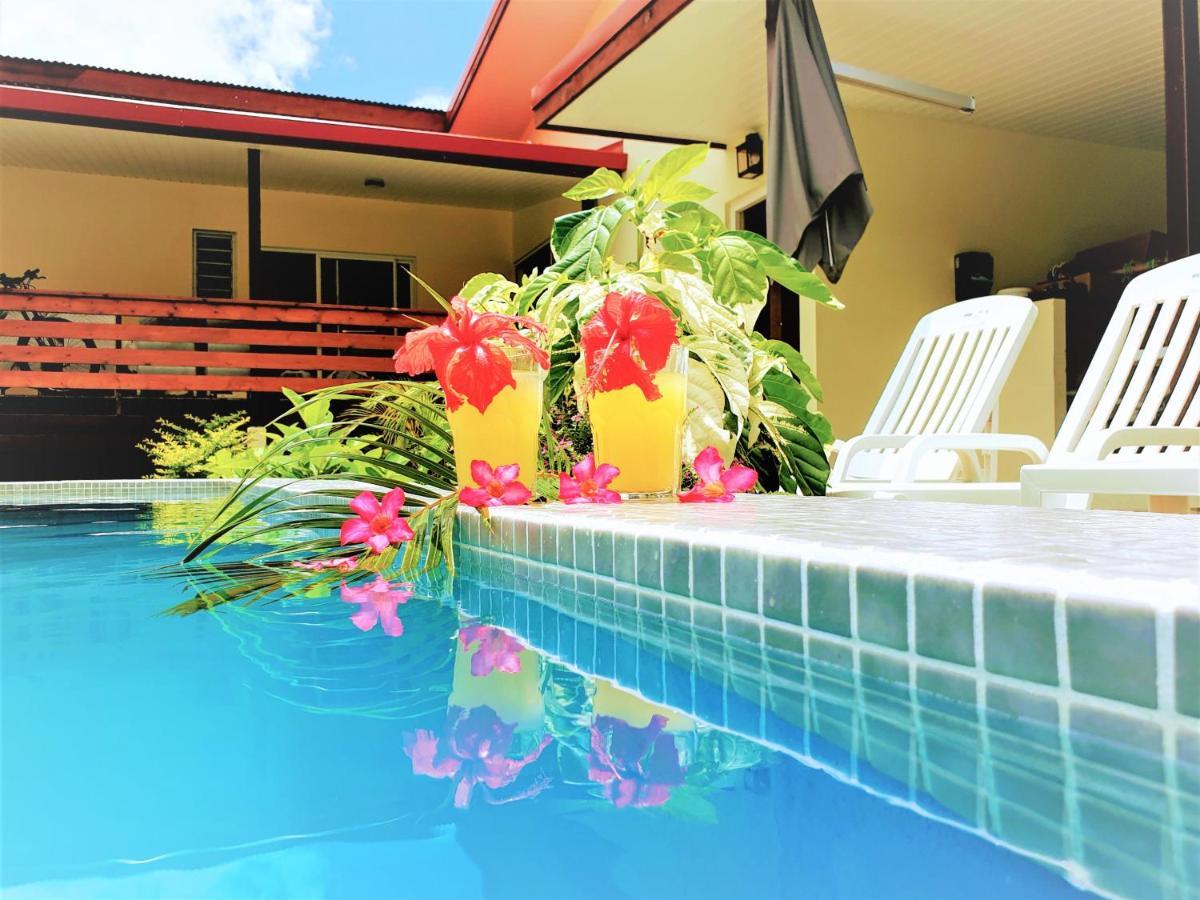 MOOREA - Villa Maoe Pool Afareaitu Esterno foto
